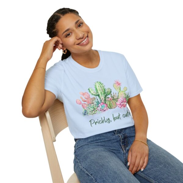 Prickly But Cute Unisex Softstyle T-Shirt - Image 12