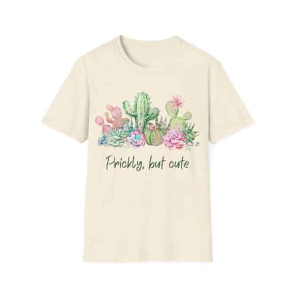 Prickly But Cute Unisex Softstyle T-Shirt - Image 2