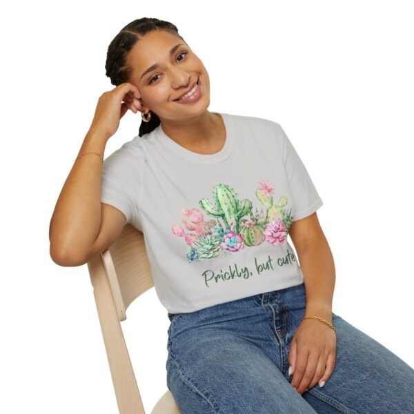 Prickly But Cute Unisex Softstyle T-Shirt - Image 9