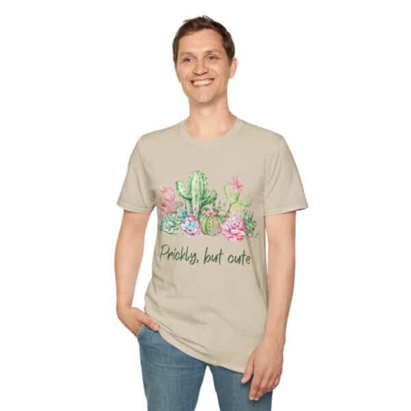 Prickly But Cute Unisex Softstyle T-Shirt - Image 5