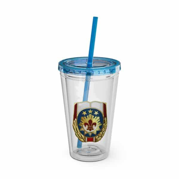 Obi the Coyote Sunsplash Tumbler with Straw, 16oz - 11 Colors - Image 79