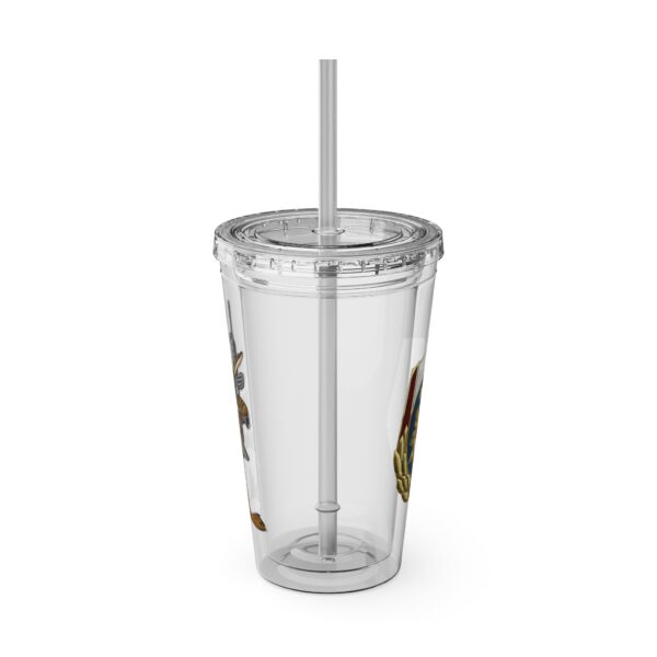 Obi the Coyote Sunsplash Tumbler with Straw, 16oz - 11 Colors - Image 53