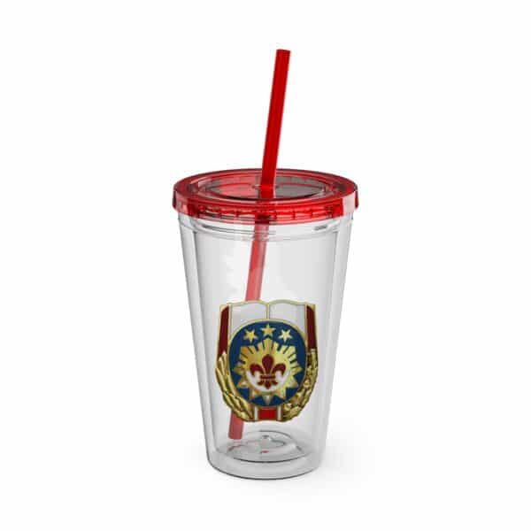 Obi the Coyote Sunsplash Tumbler with Straw, 16oz - 11 Colors - Image 97