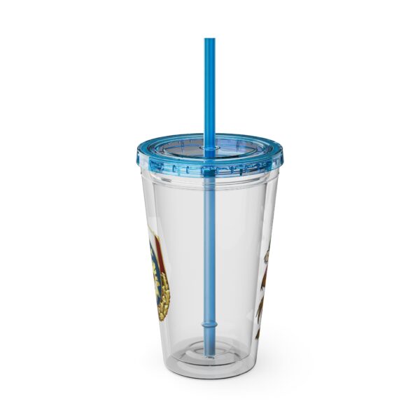 Obi the Coyote Sunsplash Tumbler with Straw, 16oz - 11 Colors - Image 78