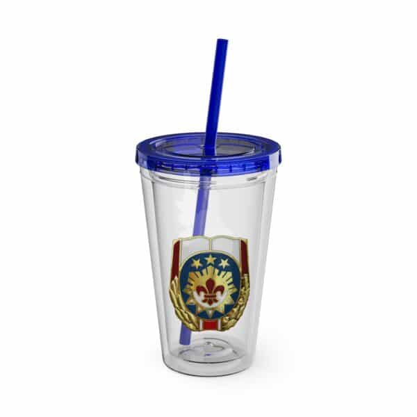 Obi the Coyote Sunsplash Tumbler with Straw, 16oz - 11 Colors - Image 61