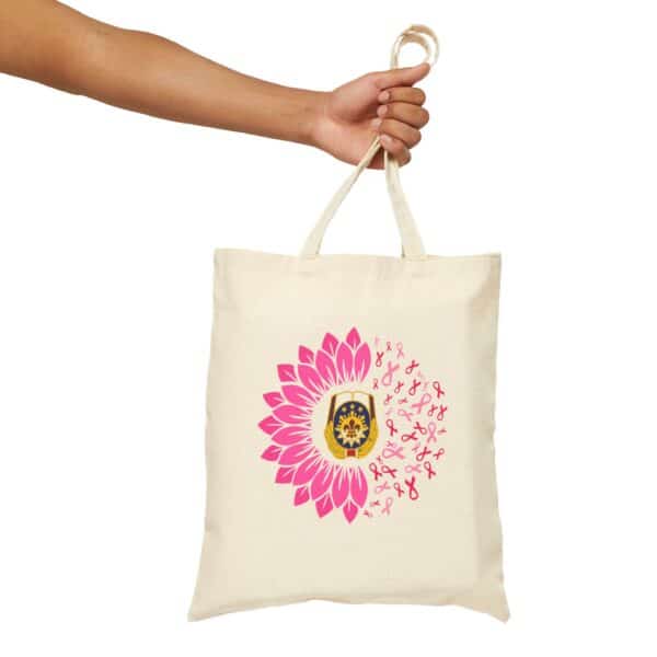 WACH Breast Cancer Awareness Cotton Canvas Tote Bag - 2 Colors - Image 13