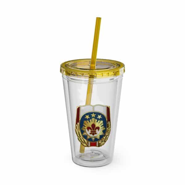 Obi the Coyote Sunsplash Tumbler with Straw, 16oz - 11 Colors - Image 85