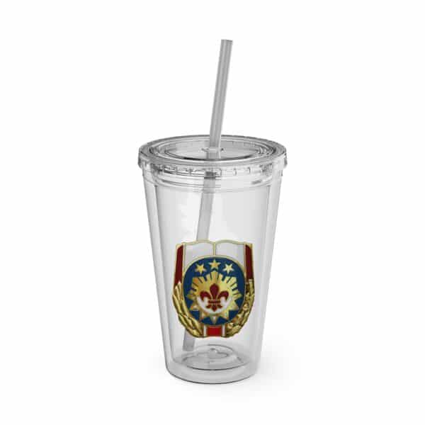 Obi the Coyote Sunsplash Tumbler with Straw, 16oz - 11 Colors - Image 16