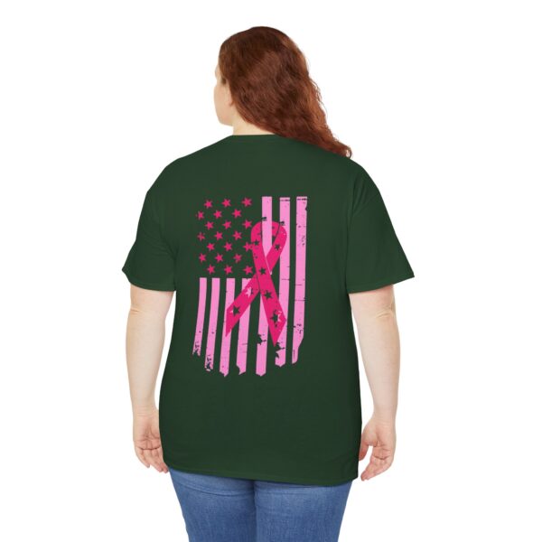 WACH Breast Cancer Awareness Flag Unisex Heavy Cotton Tee - Image 17