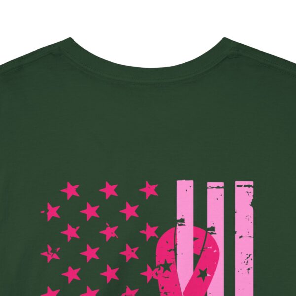 WACH Breast Cancer Awareness Flag Unisex Heavy Cotton Tee - Image 11