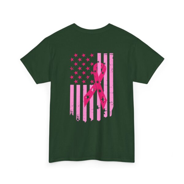 WACH Breast Cancer Awareness Flag Unisex Heavy Cotton Tee - Image 5