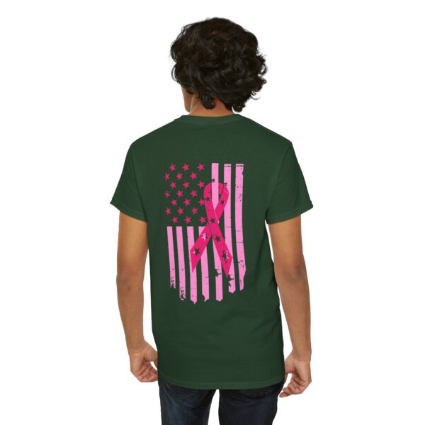 WACH Breast Cancer Awareness Flag Unisex Heavy Cotton Tee - Image 21