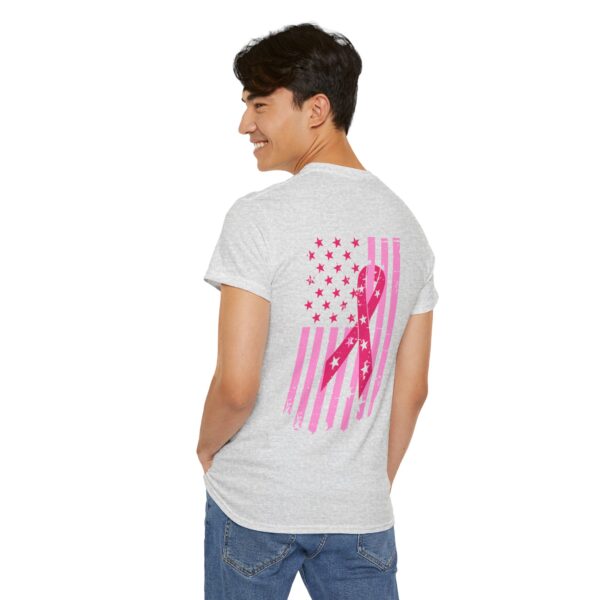 WACH Breast Cancer Awareness Flag Unisex Heavy Cotton Tee - Image 55