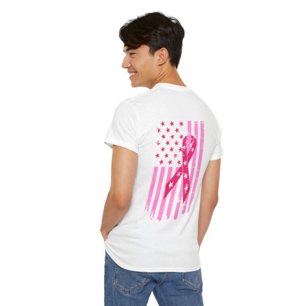 WACH Breast Cancer Awareness Flag Unisex Heavy Cotton Tee - Image 28