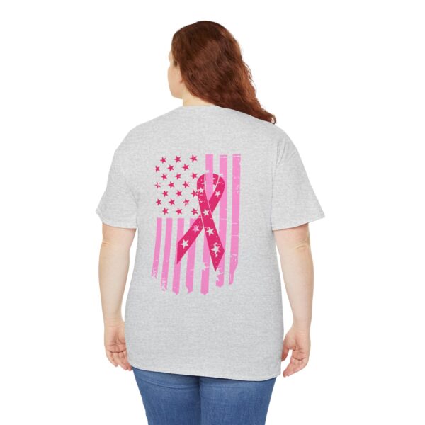 WACH Breast Cancer Awareness Flag Unisex Heavy Cotton Tee - Image 106