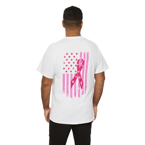 WACH Breast Cancer Awareness Flag Unisex Heavy Cotton Tee - Image 81