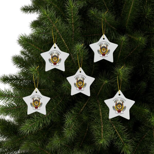 Christmas Ceramic Ornaments, 2-Side Print, (1pc, 3pcs, 5pcs, 10pcs) - Image 29