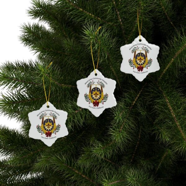 Christmas Ceramic Ornaments, 2-Side Print, (1pc, 3pcs, 5pcs, 10pcs) - Image 21