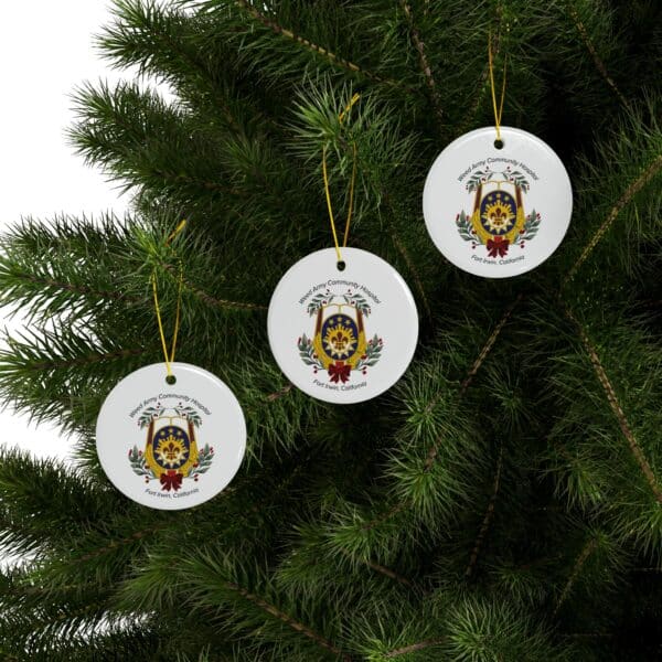 Christmas Ceramic Ornaments, 2-Side Print, (1pc, 3pcs, 5pcs, 10pcs) - Image 13