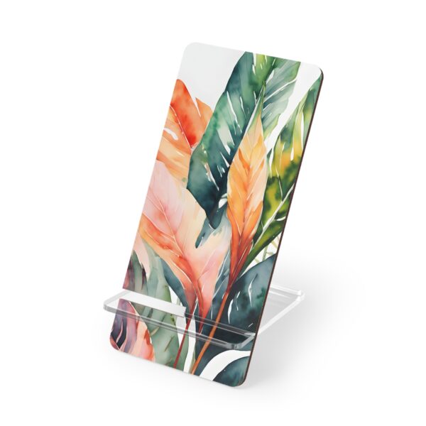 Tropical Leaves Phone Display Stand