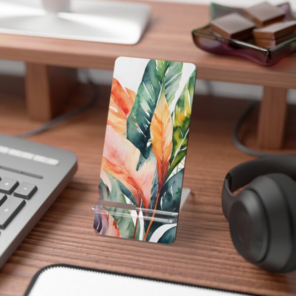 Tropical Leaves Phone Display Stand - Image 3